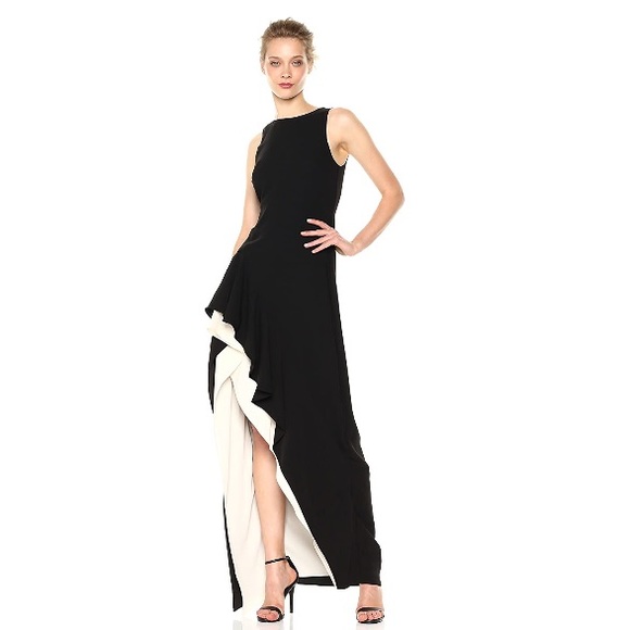 Halston Heritage Dresses & Skirts - NWT-Halston Heritage Asymmetrical Skirt Gown